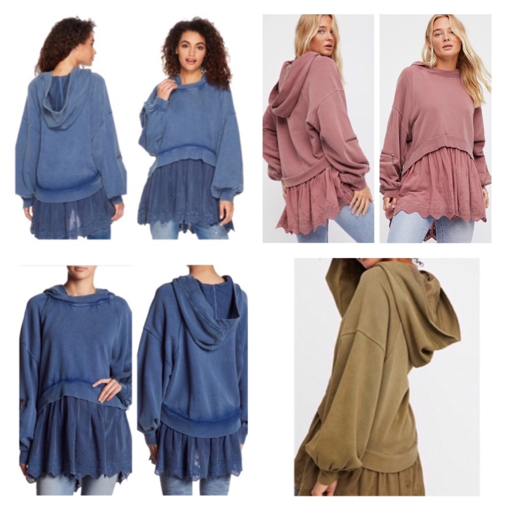 Free People Sweet Streets Hoodie.  NWT. - Picture 2 of 6